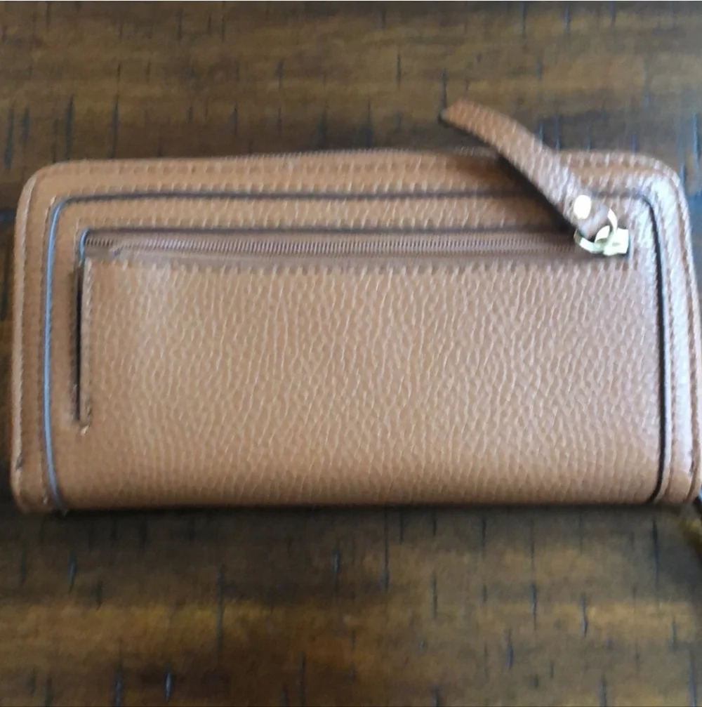 Authentic EUC Nine West Brown Studded Wallet